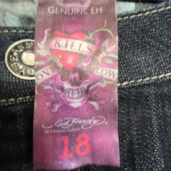 Ed Hardy Jeans 18 X 32.5 - Picture 3 of 8